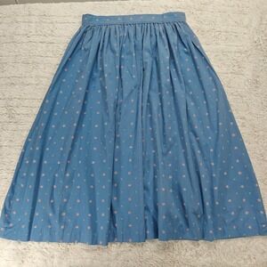 VTG Cheryl Tiegs Floral Cottagecore Skirt Womens Size 14 Aline Grandma Prairie